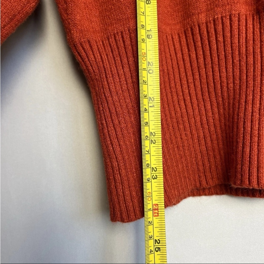 Anthropologie Moth Sz S Cabin Sweater Balloon
Dolman Sleeve Burnt Orange Fall EC - Picture 9 of 11